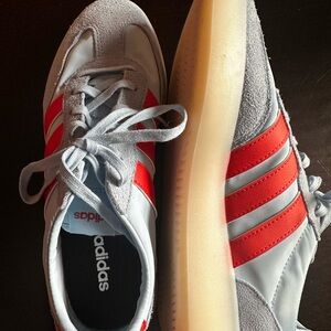 Adidas Baby Blue and Red/CoralSneakers